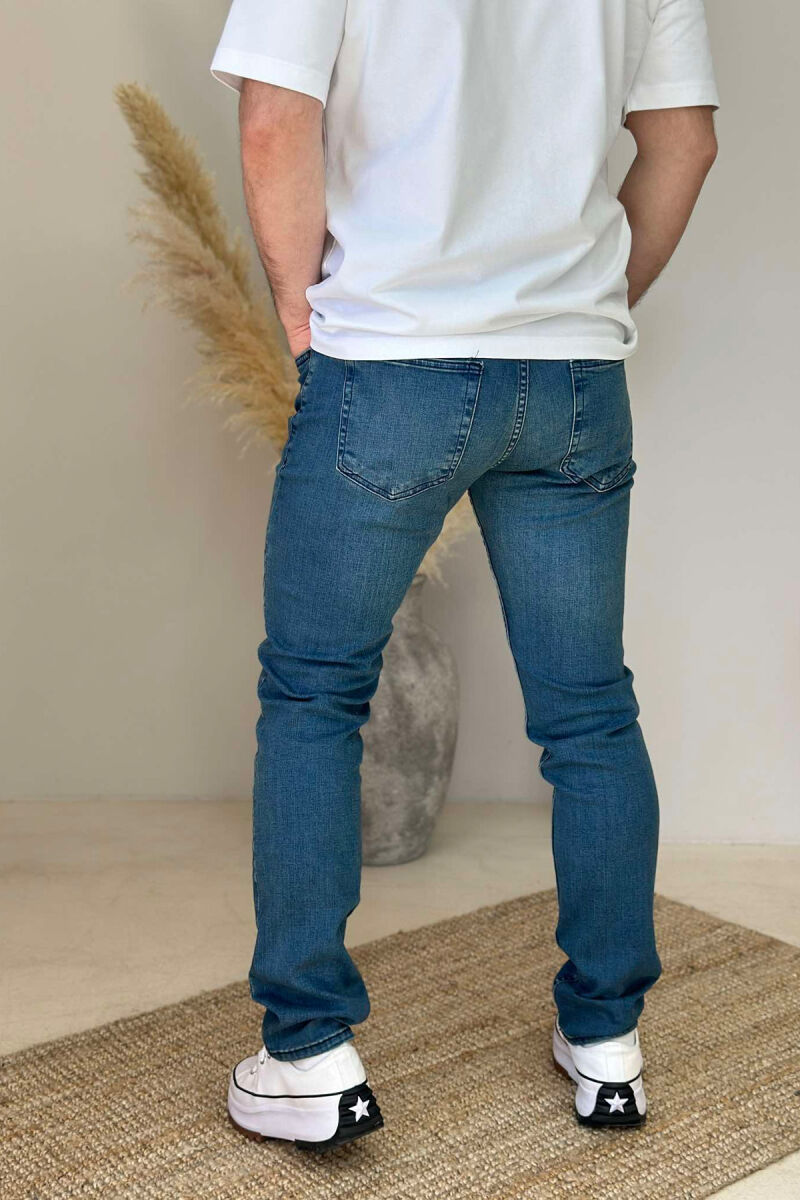 ONE COLOR SIMPLE MEN JEANS BLUE/BLU - 4