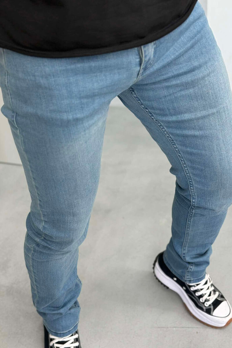 ONE COLOR SIMPLE MEN JEANS LIGHTBLUE/BZ - 3