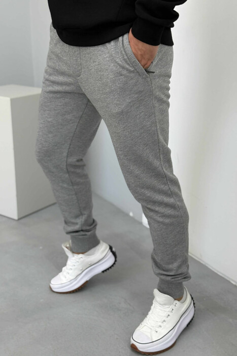 ONE COLOR SIMPLE MEN JOGGERS GREY/GRI - 2