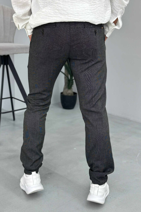 ONE COLOR SIMPLE MEN PANTS DARK GREY/GEE - 4