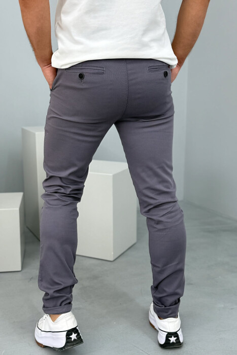 ONE COLOR SIMPLE MEN PANTS DARK GREY/GEE - 6