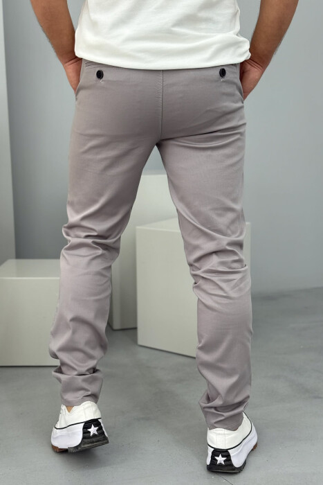 ONE COLOR SIMPLE MEN PANTS GREY/GRI - 6