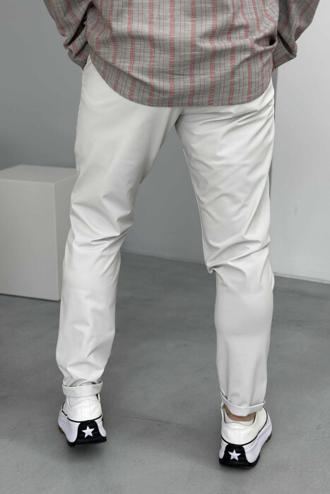 ONE COLOR SIMPLE MEN PANTS LIGHT GREY/GZ - 5