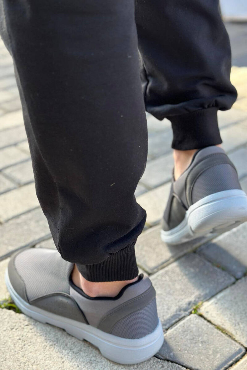 ONE COLOR SIMPLE MEN SNEAKERS GREY/GRI - 3