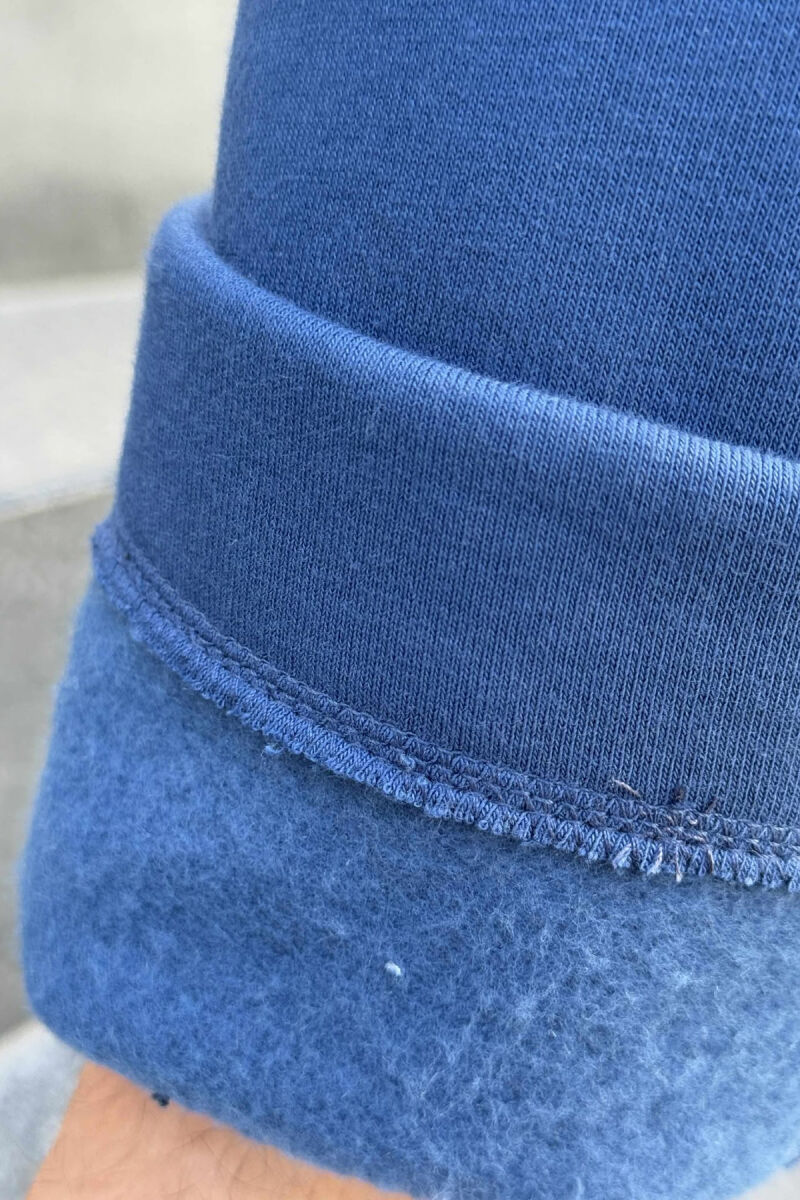 ONE COLOR SIMPLE MEN SWEATPANTS BLUE/BLU - 5