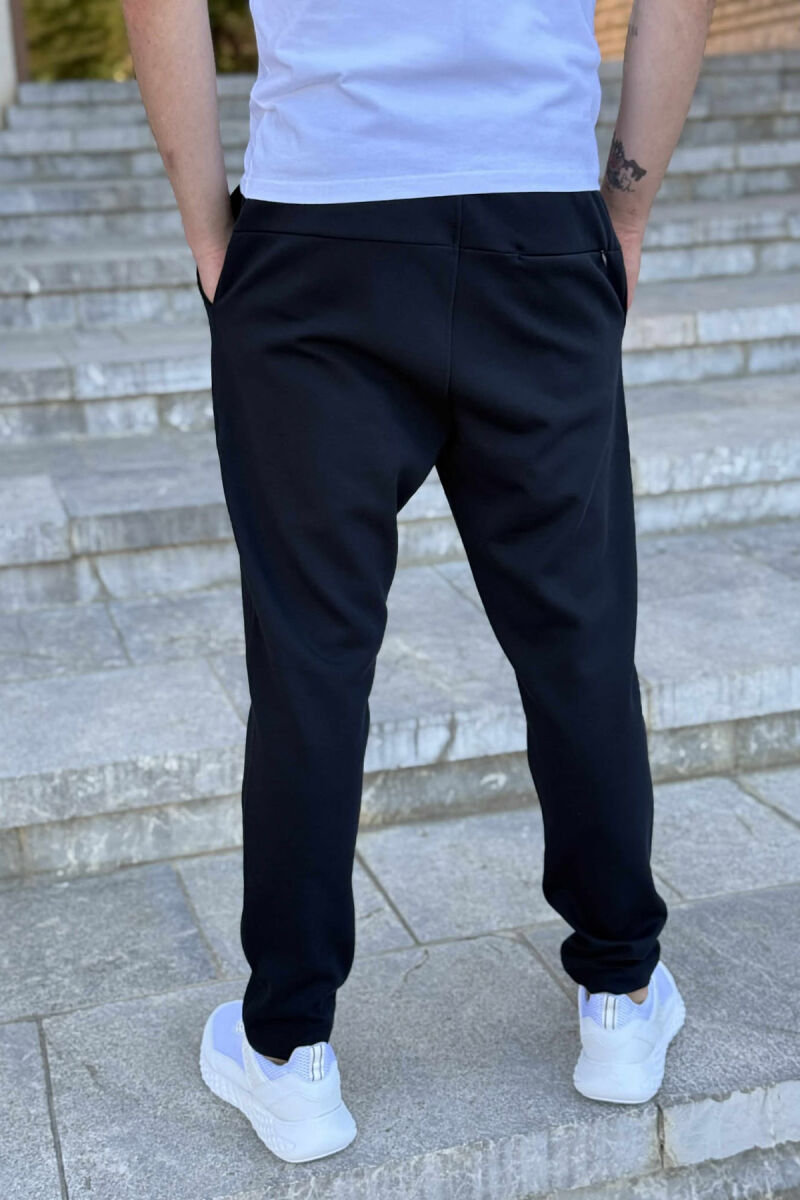 ONE COLOR SIMPLE MEN SWEATPANTS BLUE/BLU - 3