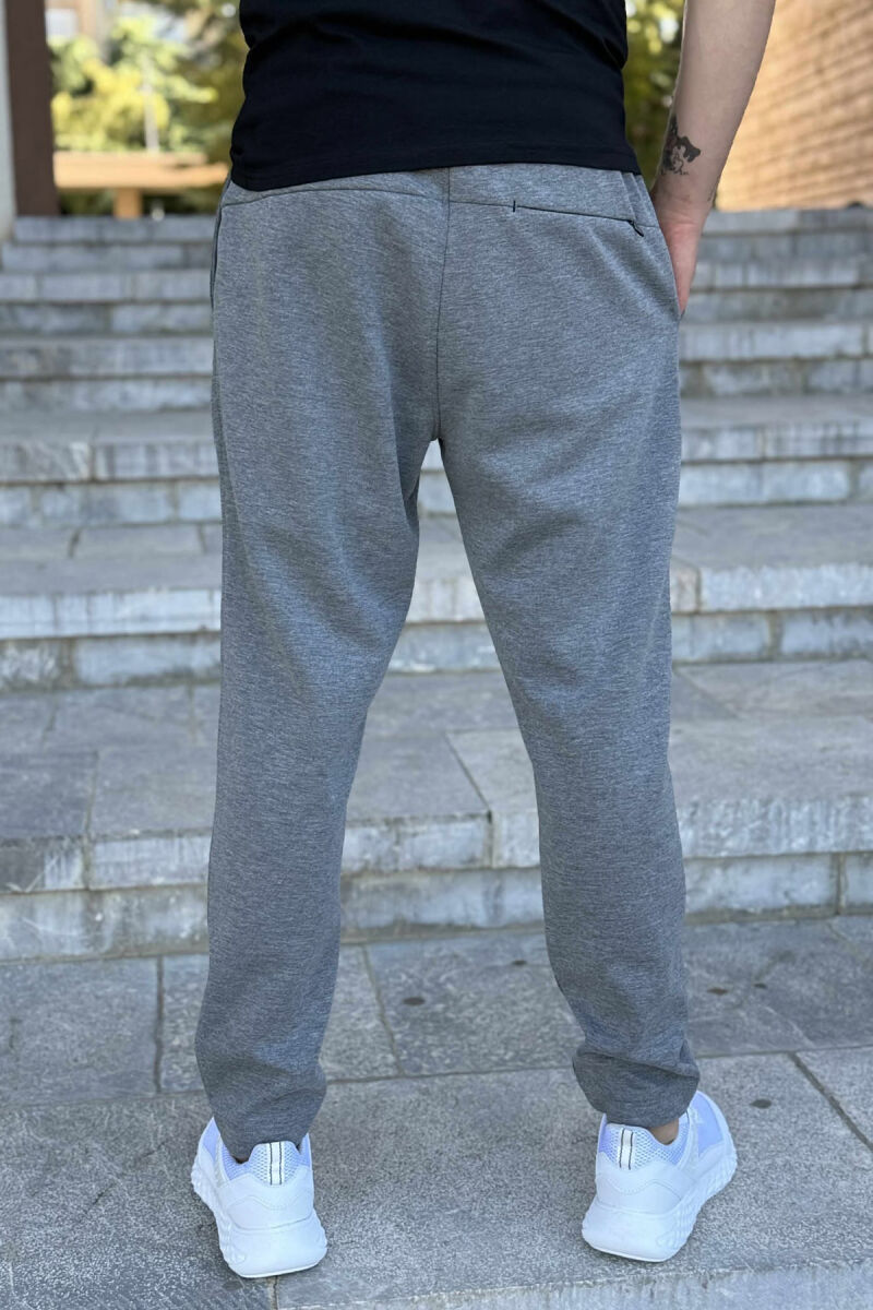 ONE COLOR SIMPLE MEN SWEATPANTS GREY/GRI - 3