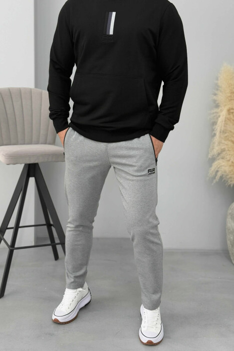 ONE COLOR SIMPLE MEN SWEATPANTS LIGHT GREY/GZ 