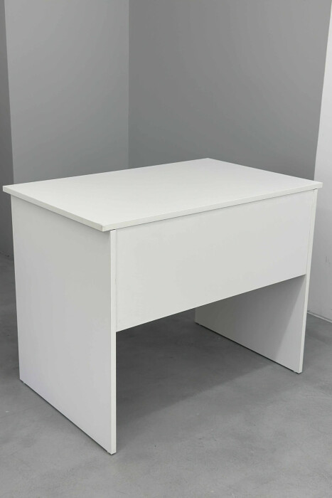 ONE COLOR SIMPLE STUDY TABLE WHITE-E BARDHE - 4