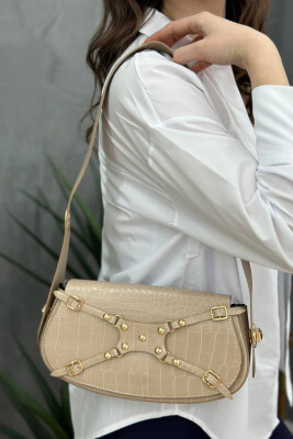 ONE COLOR SIMPLE WOMAN BAG BEIGE/BEZHE 