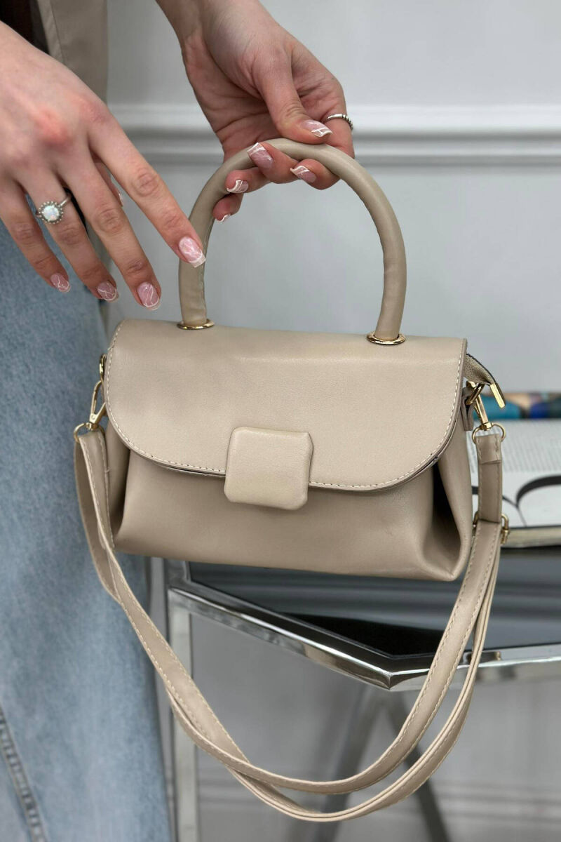 ONE COLOR SIMPLE WOMAN BAG BEIGE/BEZHE - 4