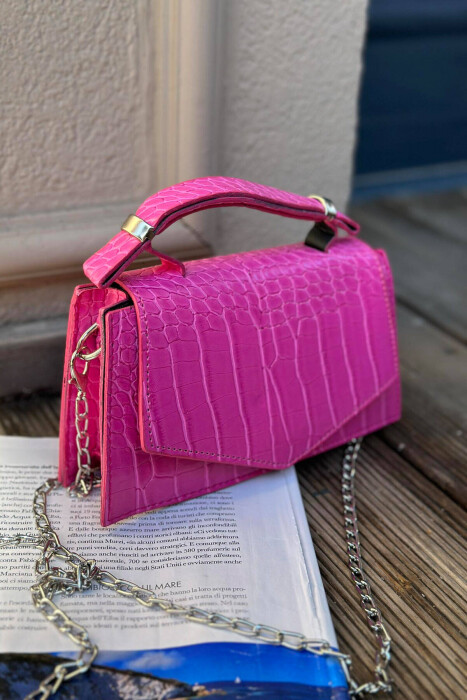 ONE COLOR SIMPLE WOMAN BAG FUCHSIA/CIKLAMI - 1