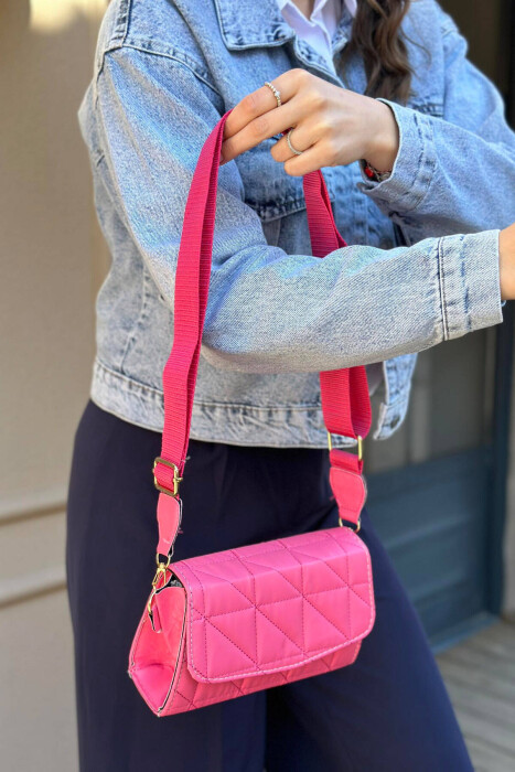 ONE COLOR SIMPLE WOMAN BAG FUCHSIA/CIKLAMI - 2