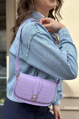 ONE COLOR SIMPLE WOMAN BAG LIGHT PURPLE/LEZB 