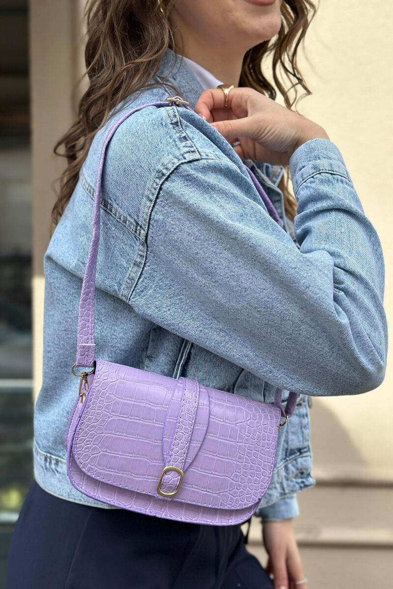 ONE COLOR SIMPLE WOMAN BAG LIGHT PURPLE/LEZB - 1