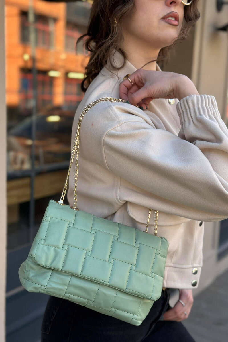 ONE COLOR SIMPLE WOMAN BAG MINT/MENTE - 2