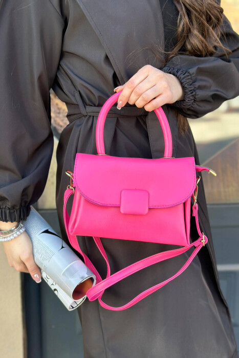 ONE COLOR SIMPLE WOMAN BAG PINK/ROZE 