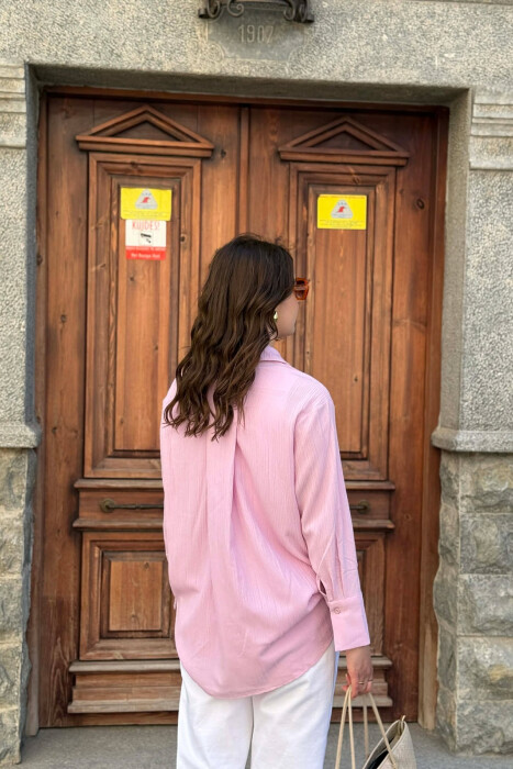 ONE COLOR SIMPLE WOMAN SHIRT PURPLE/LEJLA - 3