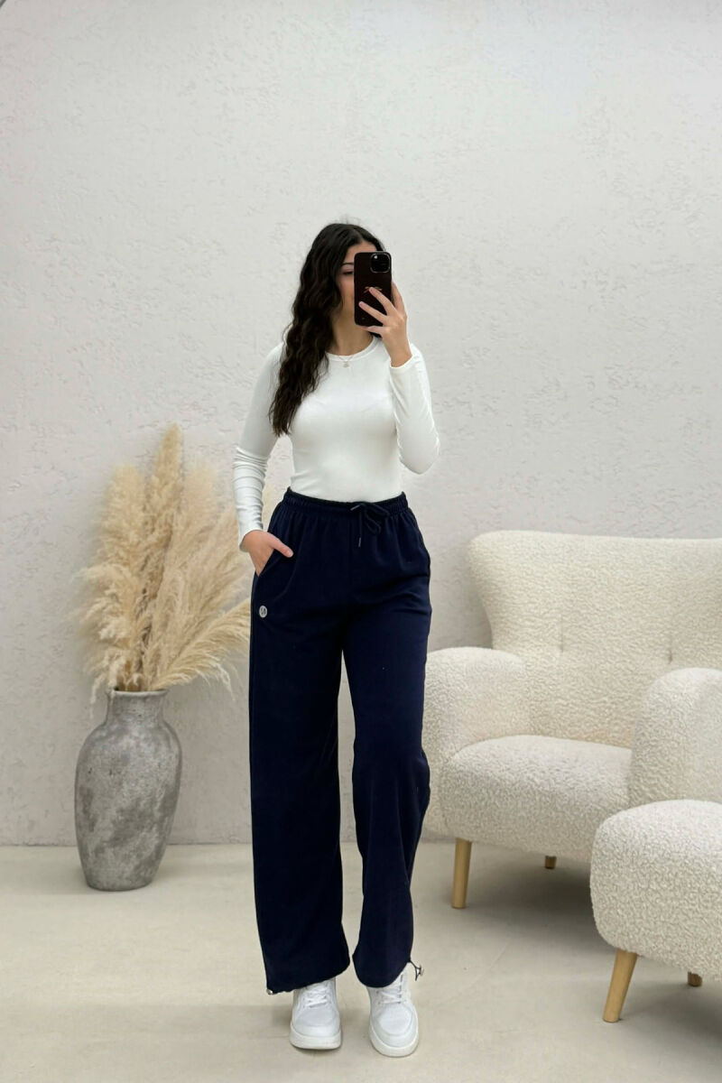 ONE COLOR SIMPLE WOMAN SWEATPANTS BLUE/BLU - 6