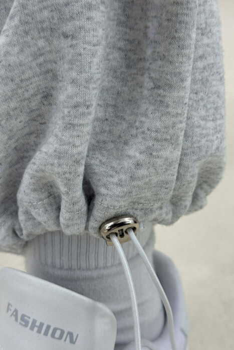 ONE COLOR SIMPLE WOMAN SWEATPANTS LIGHT GREY/GZ - 4