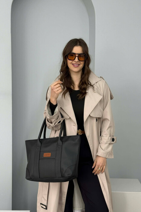 ÇANTE E THJESHTE NJE NGJYRESHE PER FEMRA NE NGJYRE TE ZEZE - 2