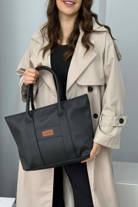 ÇANTE E THJESHTE NJE NGJYRESHE PER FEMRA NE NGJYRE TE ZEZE - 5