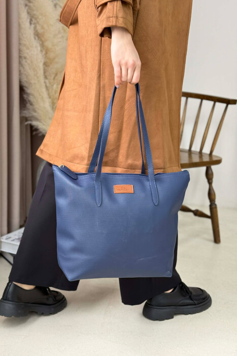 ONE COLOR SIMPLE WOMEN BAG BLUE/BLU - 3