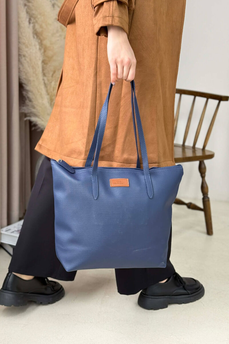 ONE COLOR SIMPLE WOMEN BAG BLUE/BLU - 3