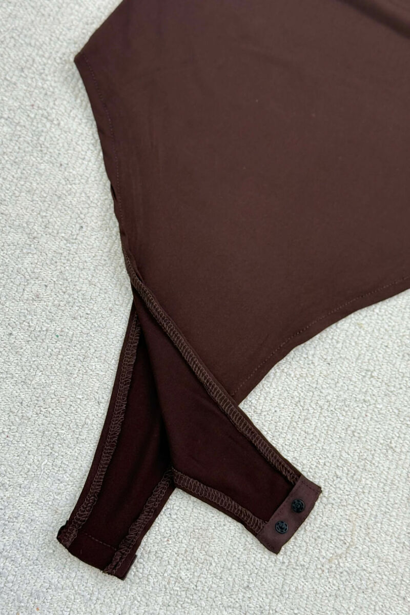 ONE COLOR SIMPLE WOMEN BODY DARK BROWN/KAE - 4