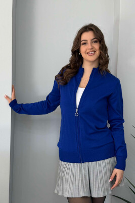 ONE COLOR SIMPLE WOMEN JACKET BLUE/BLU 