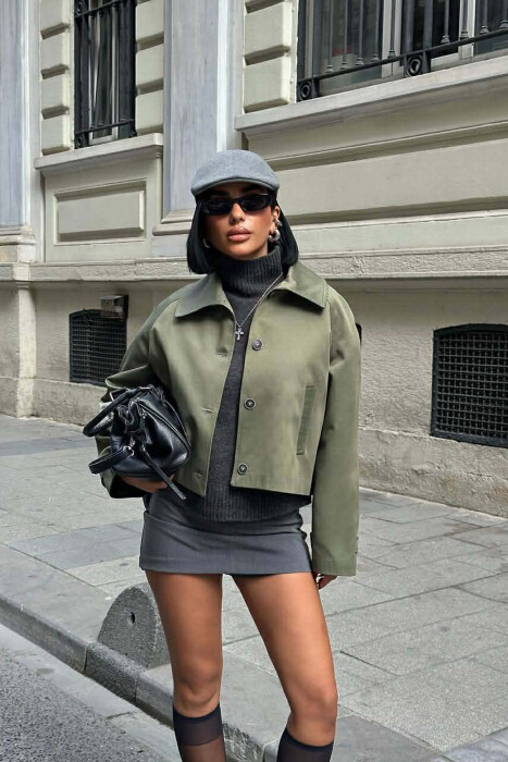 XHAKETE E THJESHTE PER FEMRA NE NGJYRE JESHILE - KLAUDIO FASHION