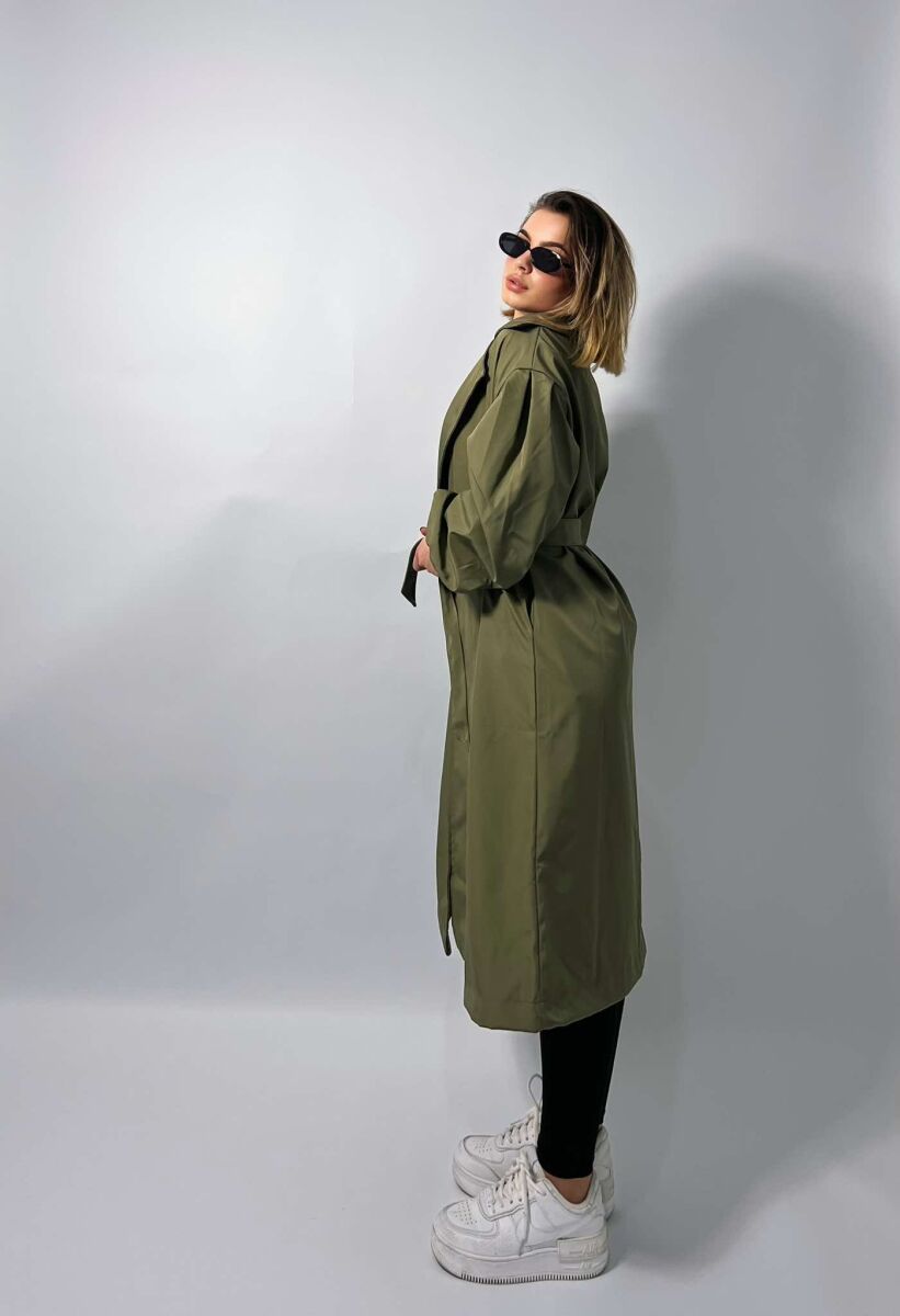 ONE COLOR SIMPLE WOMEN JACKET GREEN/JESHILE - 4