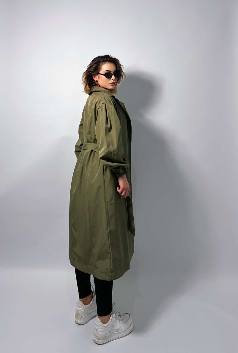 ONE COLOR SIMPLE WOMEN JACKET GREEN/JESHILE - 5