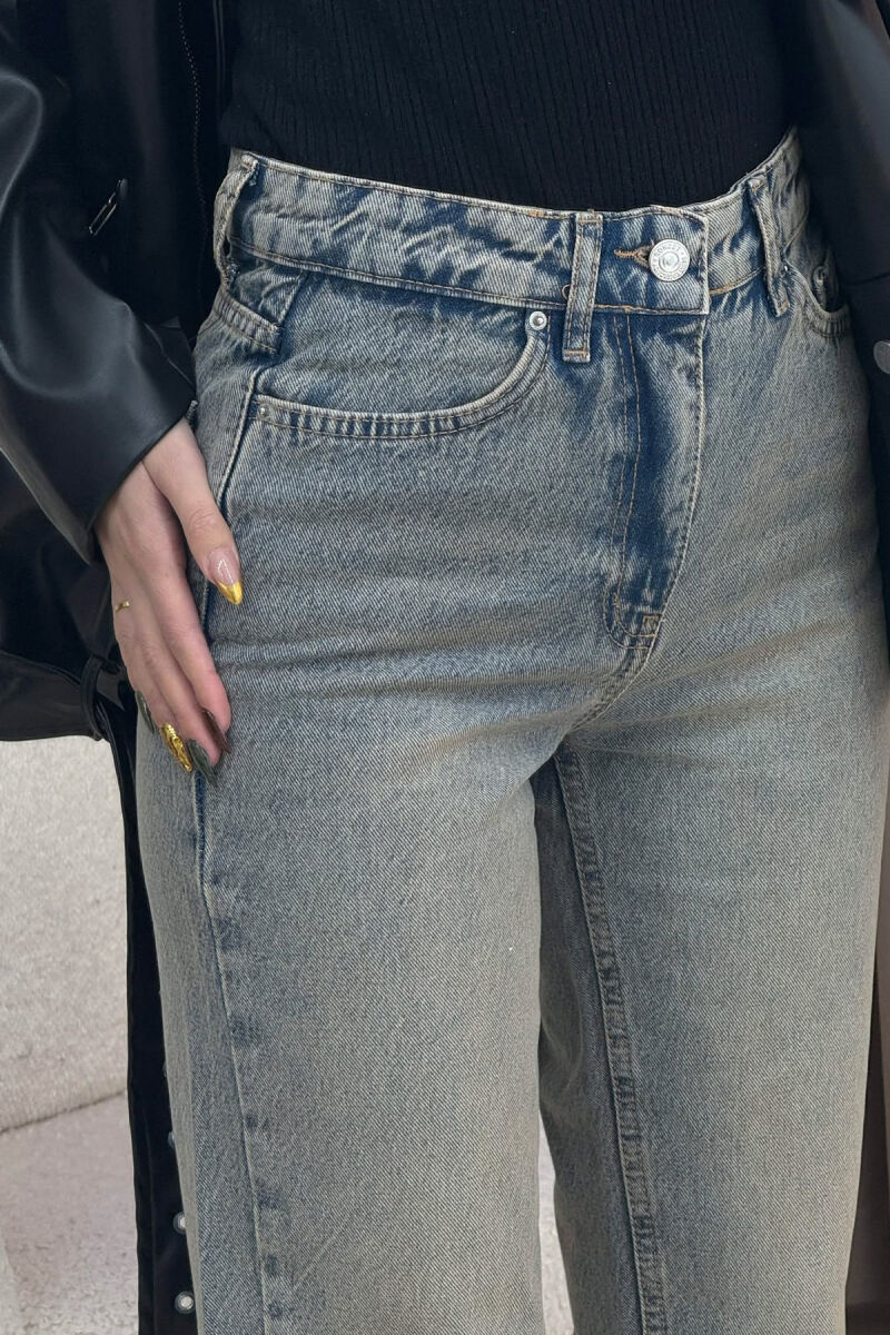 ONE COLOR SIMPLE WOMEN JEANS BEAUBLUE/BBL - 3