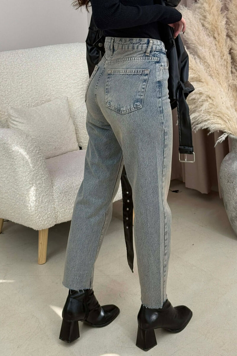 ONE COLOR SIMPLE WOMEN JEANS BEAUBLUE/BBL - 4
