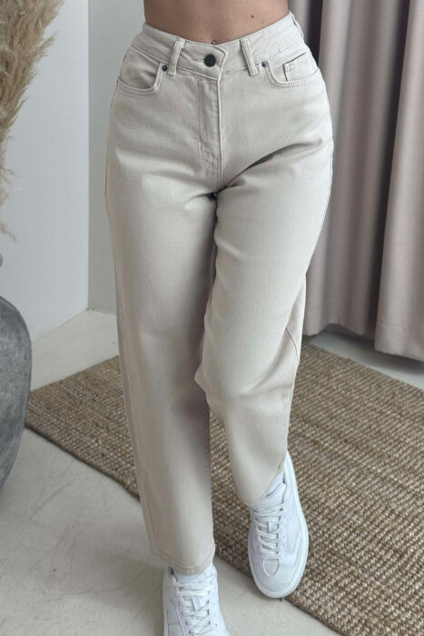 XHINSE TË THJESHTA PËR FEMRA NË NGJYRËN BEZHË - KLAUDIO FASHION