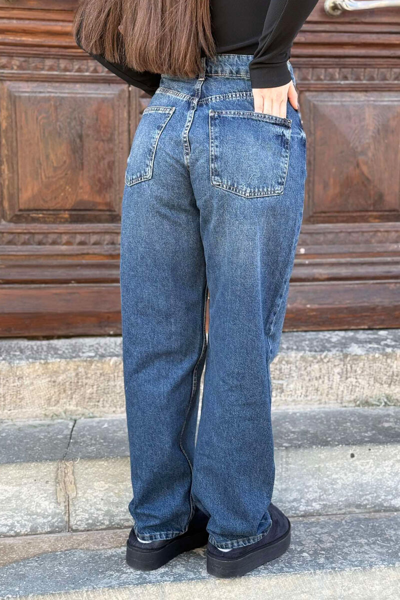 ONE COLOR SIMPLE WOMEN JEANS BLUE/BLU - 2