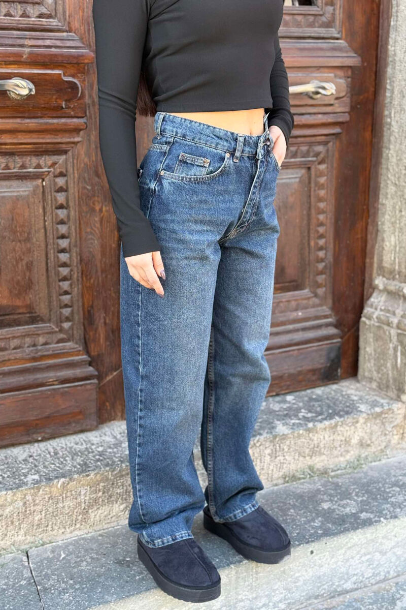 ONE COLOR SIMPLE WOMEN JEANS BLUE/BLU - 4