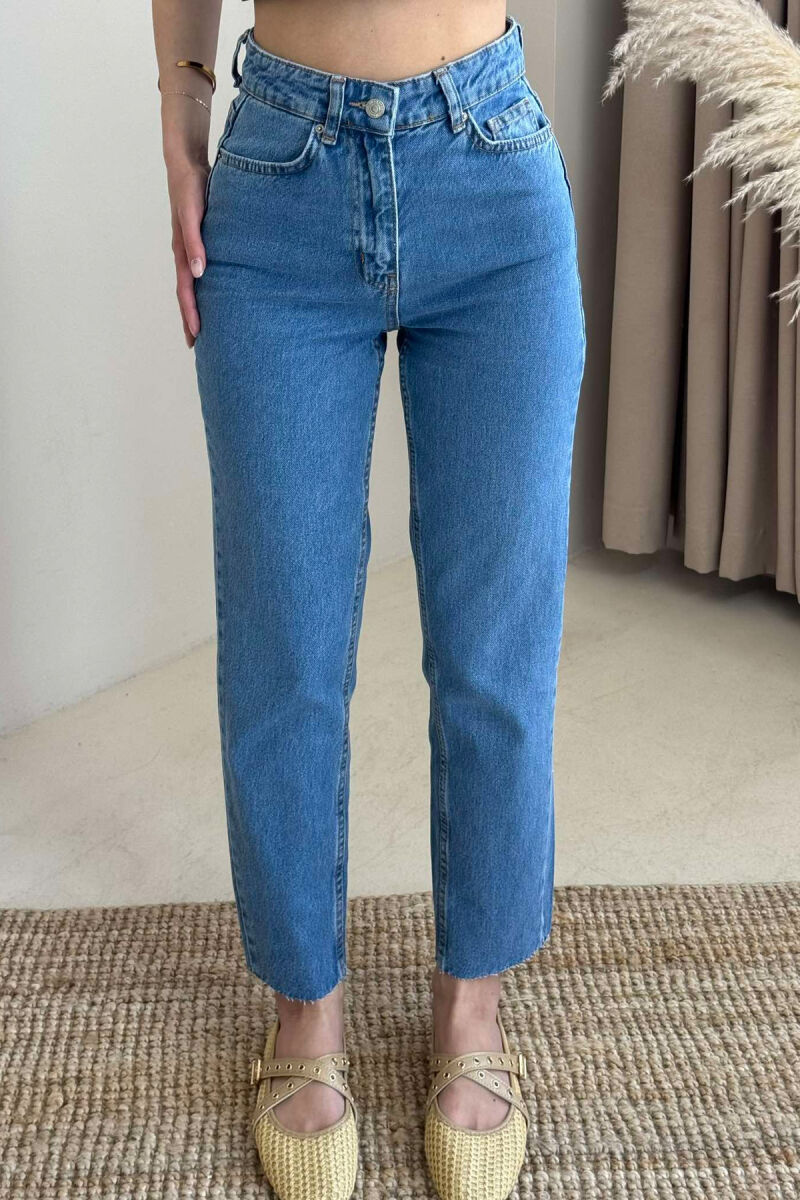 ONE COLOR SIMPLE WOMEN JEANS BLUE/BLU - 4