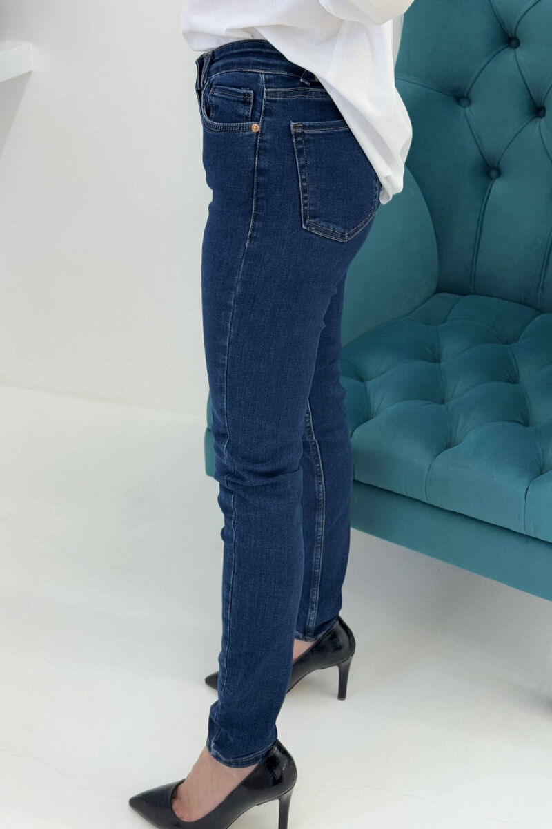 ONE COLOR SIMPLE WOMEN JEANS BLUE/BLU - 5