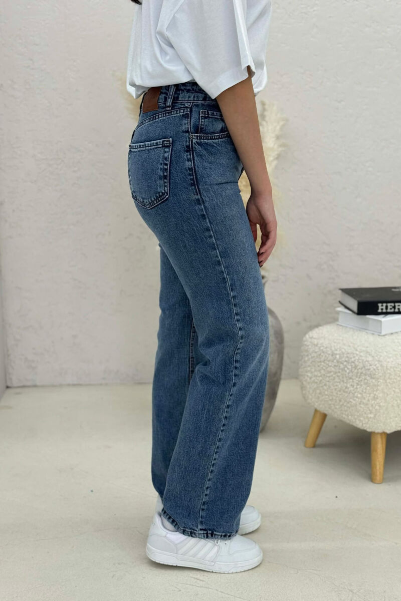 ONE COLOR SIMPLE WOMEN JEANS BLUE/BLU - 5