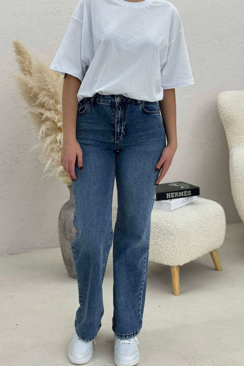 ONE COLOR SIMPLE WOMEN JEANS BLUE/BLU - 7