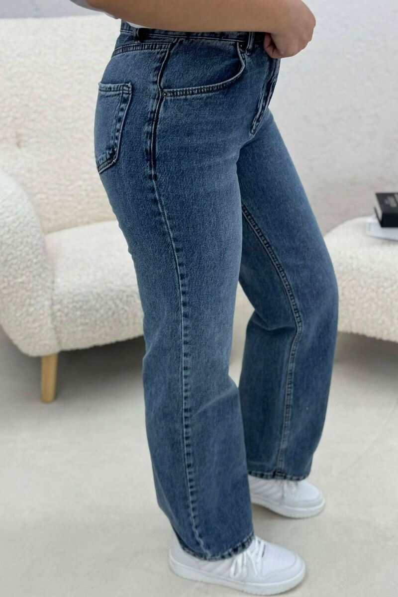 ONE COLOR SIMPLE WOMEN JEANS BLUE/BLU - 11