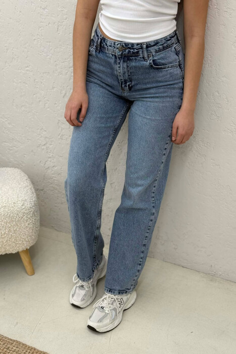 ONE COLOR SIMPLE WOMEN JEANS BLUE/BLU - 6