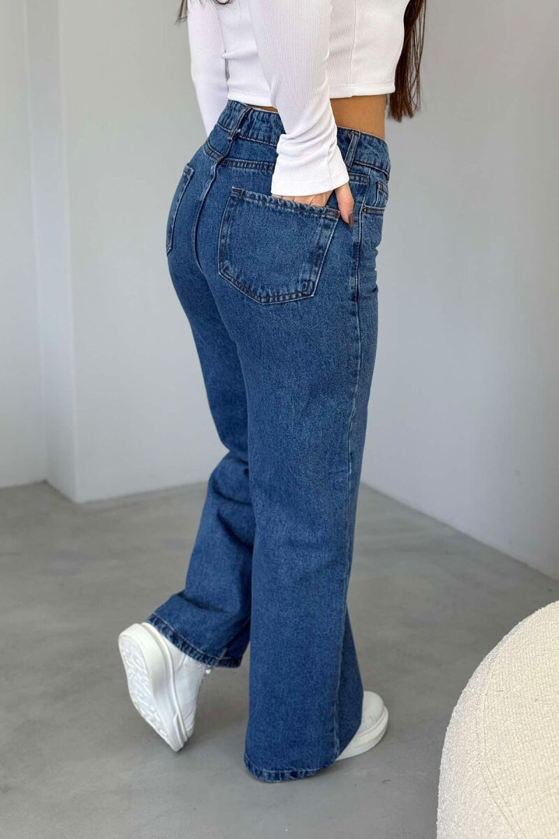 ONE COLOR SIMPLE WOMEN JEANS BLUE/BLU - 3