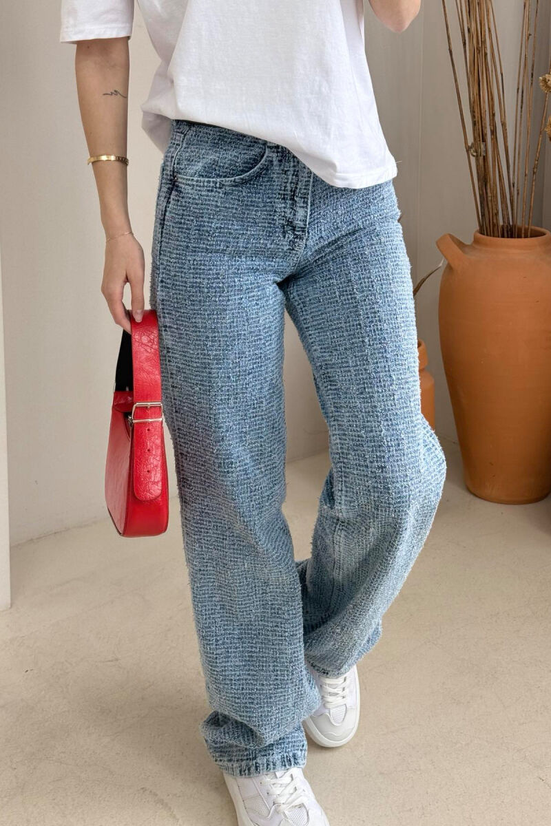 ONE COLOR SIMPLE WOMEN JEANS LIGHTBLUE/BZ - 3