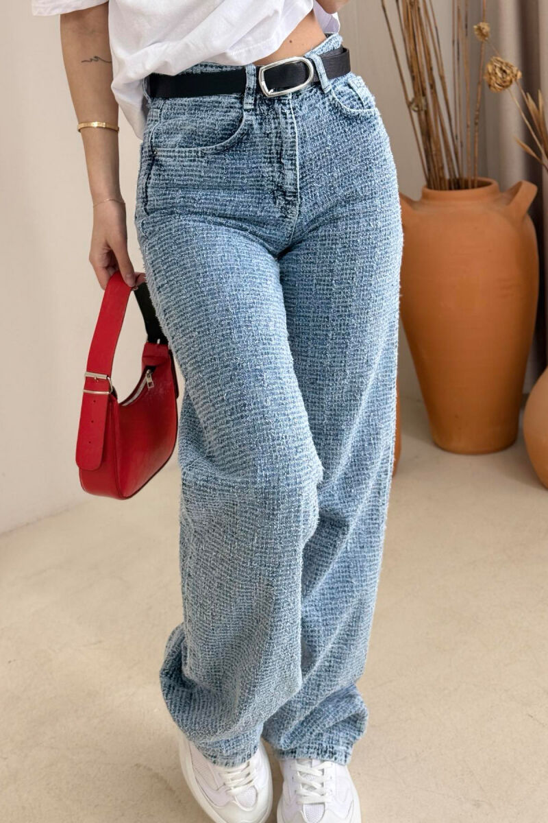 ONE COLOR SIMPLE WOMEN JEANS LIGHTBLUE/BZ - 4