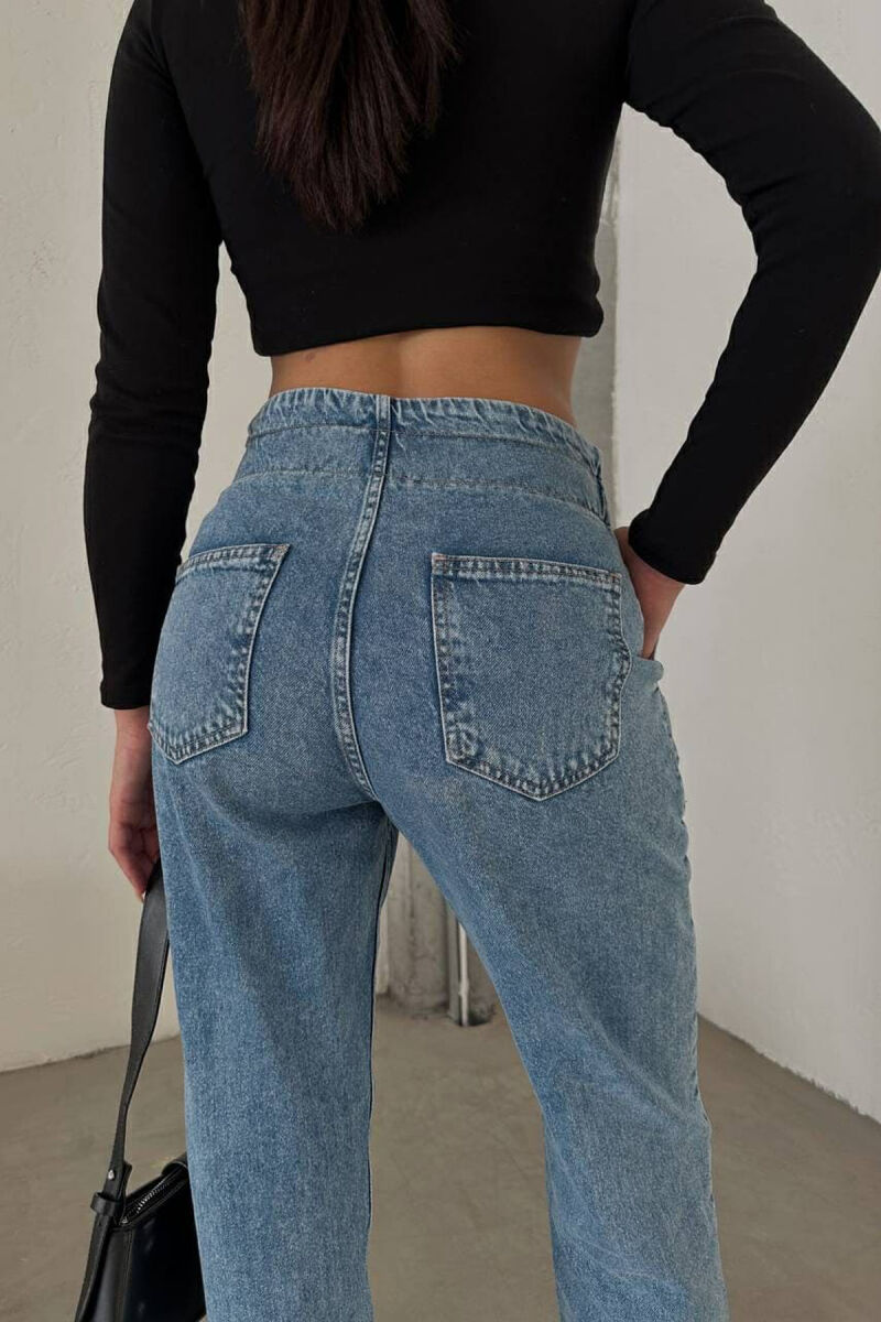 ONE COLOR SIMPLE WOMEN JEANS LIGHTBLUE/BZ - 2