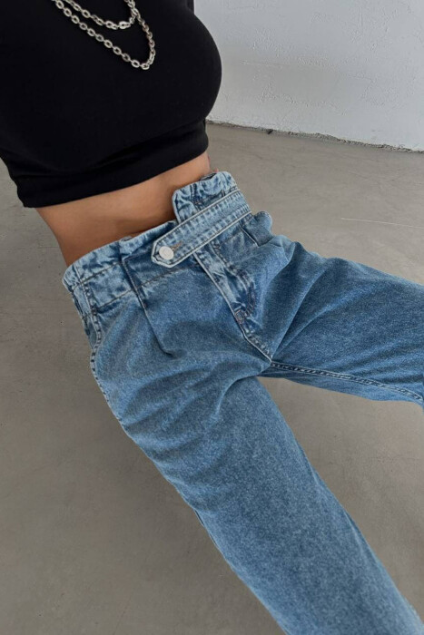 ONE COLOR SIMPLE WOMEN JEANS LIGHTBLUE/BZ - 5