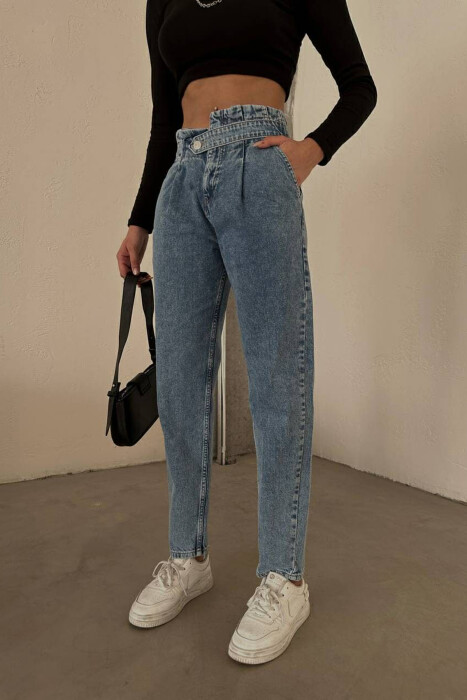 ONE COLOR SIMPLE WOMEN JEANS LIGHTBLUE/BZ - 6